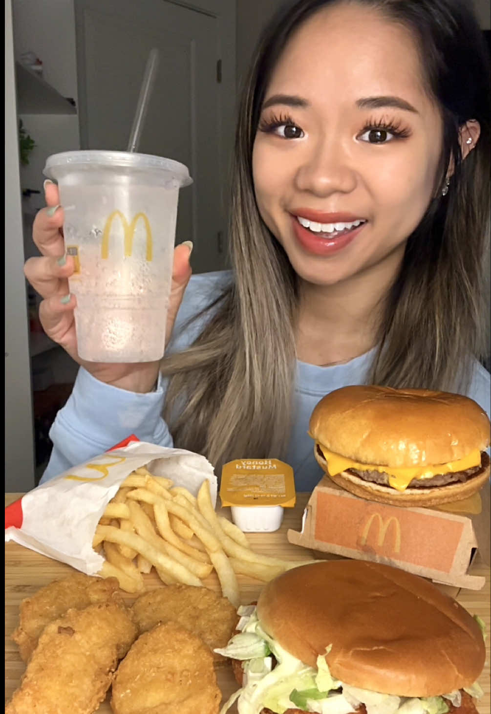 Happy last day of 2024! 🥳 Enjoy my McDonald's hot n spicy, mcdouble, nuggets, and fries mukbang asmr #asmr #asmrsounds #asmrfood #asmreating #mukbang #mukbangasmr #eatingsound #eating #fyp #fypシ #mcdonalds #mcdonaldsmukbang #hotnspicy #mcdouble #nuggets #fries #creatorsearchinsights 