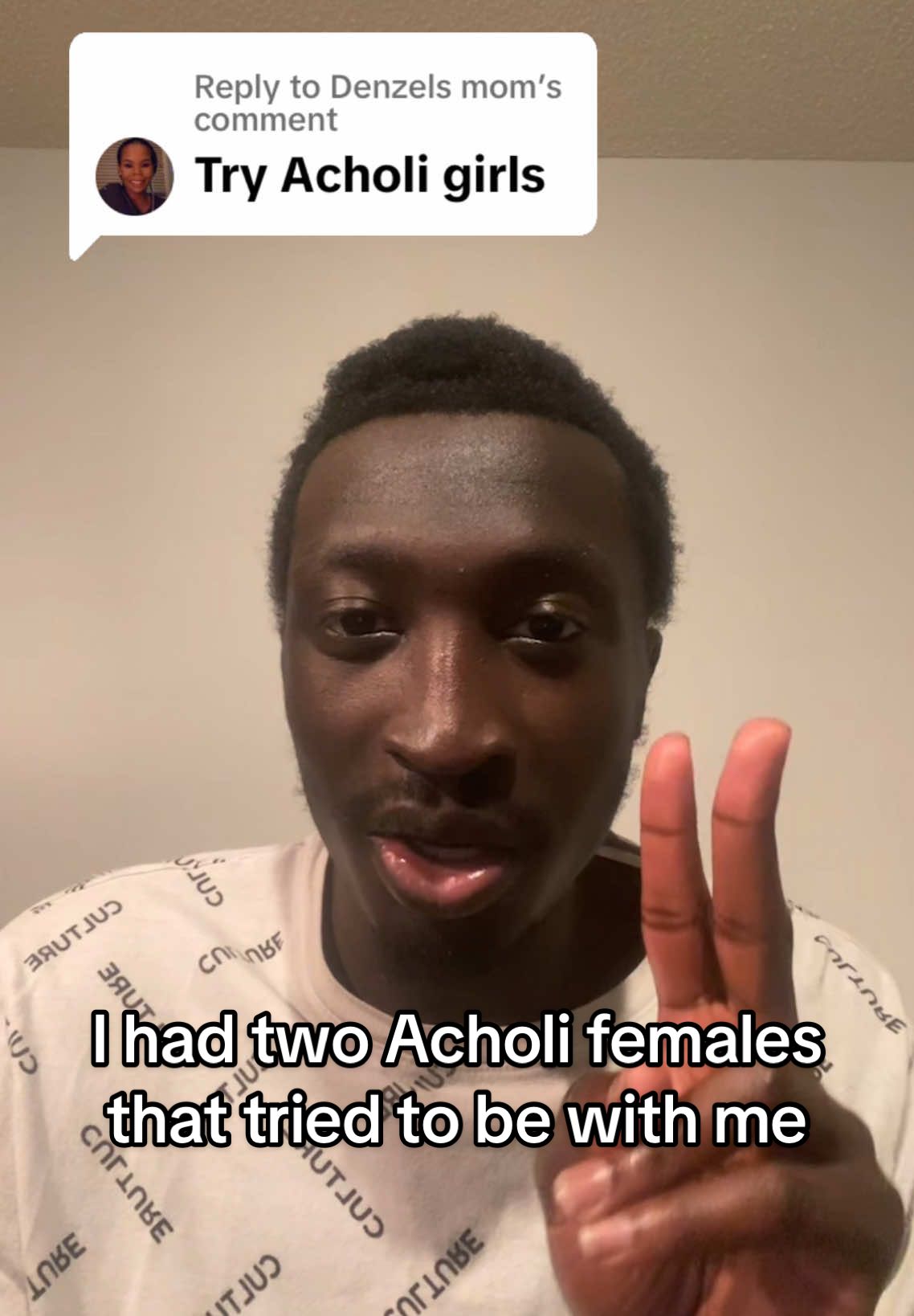 Replying to @Denzels mom I had two Acholi females that tried to be with me. #anyuak #acholi #shilluk #southsudantiktokers🇸🇸 #luo 