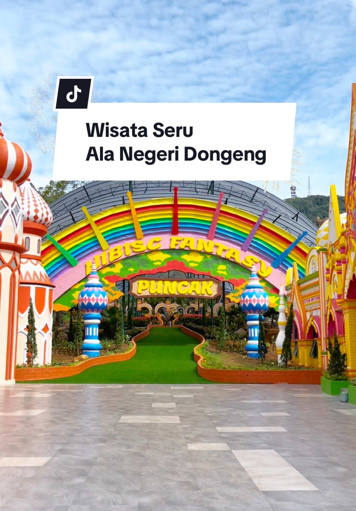 BERWISATA KE NEGERI DONGENG? 🏰 Bisa banget‼️ Cukup datang ke Hibisc Fantasy Puncak yang terletak di Bogor SOHIBS sudah bisa merasakan bagaimana rasanya bermain di negeri dongeng yang indah sekali 🤩 Harga Tiket High Season 🎟️ Tiket Reguler Rp50.000-, Tiket Terusan Rp80.000-, (include tiket masuk+15 wahana) Yuk rasakan suasana dan keindahan berwisata seperti di negeri dongeng sekarang juga 🥰🏰 Hibisc Fantasy Puncak | Everyone’s Dream Place 🍃🌺 #HibiscFantasyPuncak #wahanawisata #tamanbunga #puncakbogor #highseason #libursekolah #liburannatal