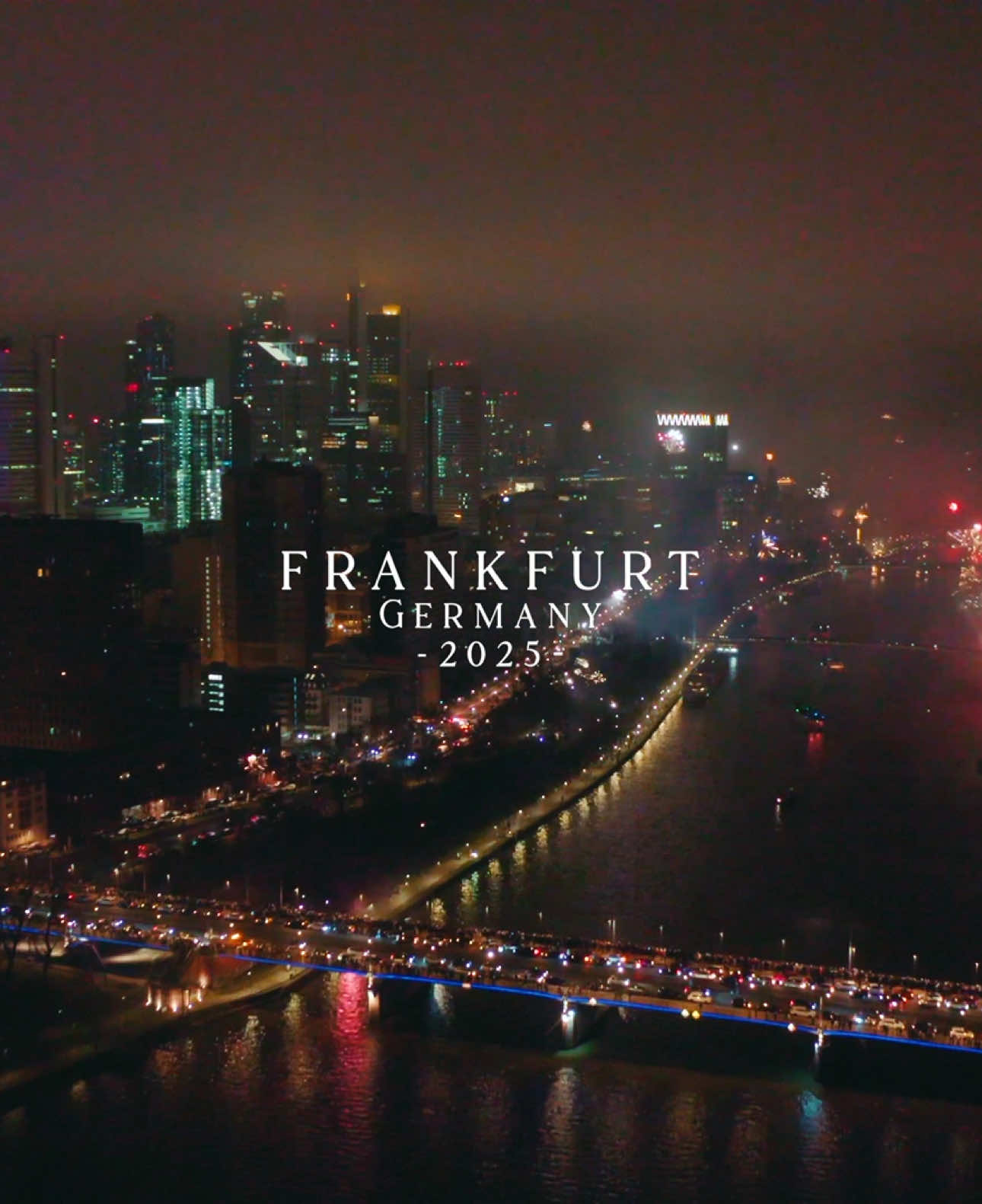 Hi from Frankfurt Germany 2025  You thought I’d leave you hanging on new years?! I have so much good content coming guys. I am overwhelmed by how much good content I have. So blessed.  I love being alive and I am so honored to be able to share my experiences with you through this lens 🫂 Gear used DJI Mavic pro 2  #frankfurt #germany #newyearseve #newyears #fireworks #dronefootage 