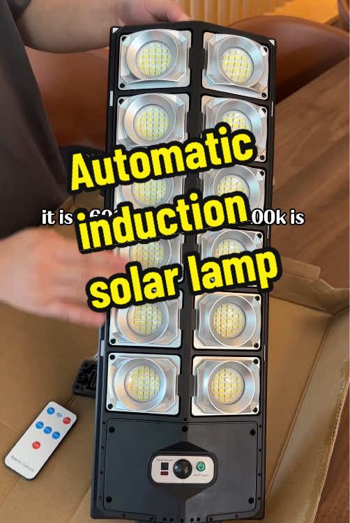 2000W, It has upgraded the brightest power!#solarlights #ledlight #backyard #remotecontrol #solarpower #tiktokmademebuyit #hxsolarlight #solar #car #ledlights #solarlight #luzsolar #luz 