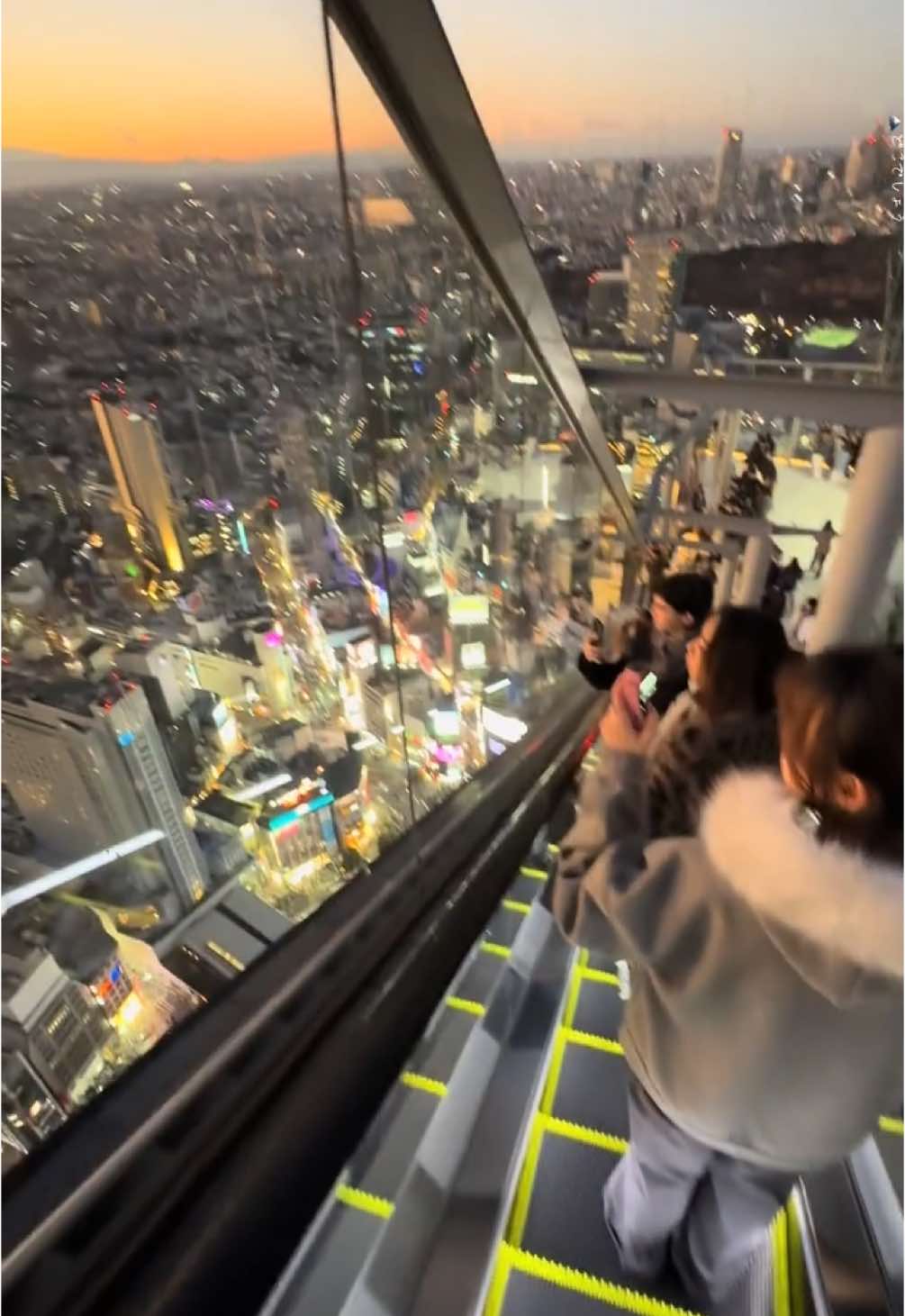 富士山めっちゃ光ってるーーーー🙏✨ 【SHIBUYA SKY】渋谷スカイ から富士山見えるの知らんかったです笑 今ではチケット1ヶ月待ちらしいです！ @light/ライト さんがバズらせまくって人気になりました！ 📍 〒150-6145 東京都渋谷区渋谷２丁目２４−１２ 14階・45階・46階・屋上 【入場料】 [大人]2,200円 [中学生・高校生]1,700円 [小学生・幼児(3〜5歳)]当日窓口のみ ※WEBチケット料金 駐車場	なし 料金等変動あるかもなので不安な方は事前にお調べください #shibuyasky #渋谷スカイ #tokyo #東京 #shibuya 