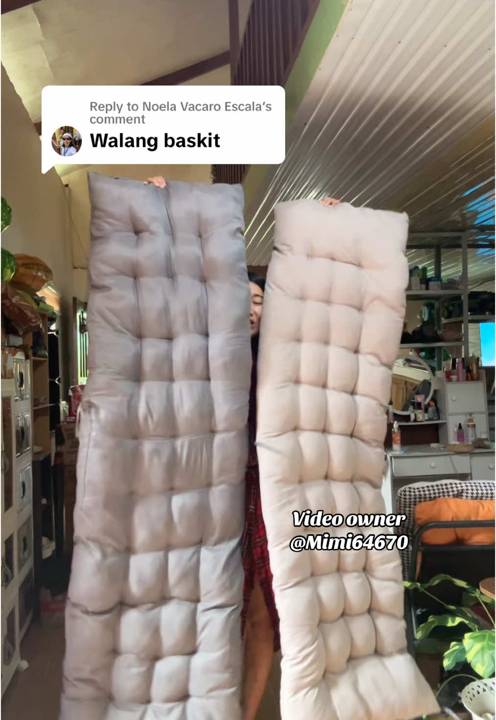 Replying to @Noela Vacaro Escala  sold na kc mam kaya not working yung basket.. ito na lng natira . #fyp #cushion #extrafoam 