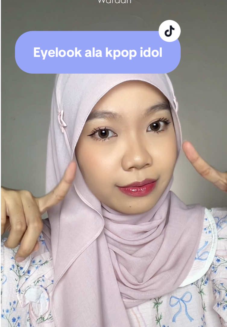 Tutorial eyelook ala Kpop idol 😉💖 #wardabeauty #wardaheyexpertseries