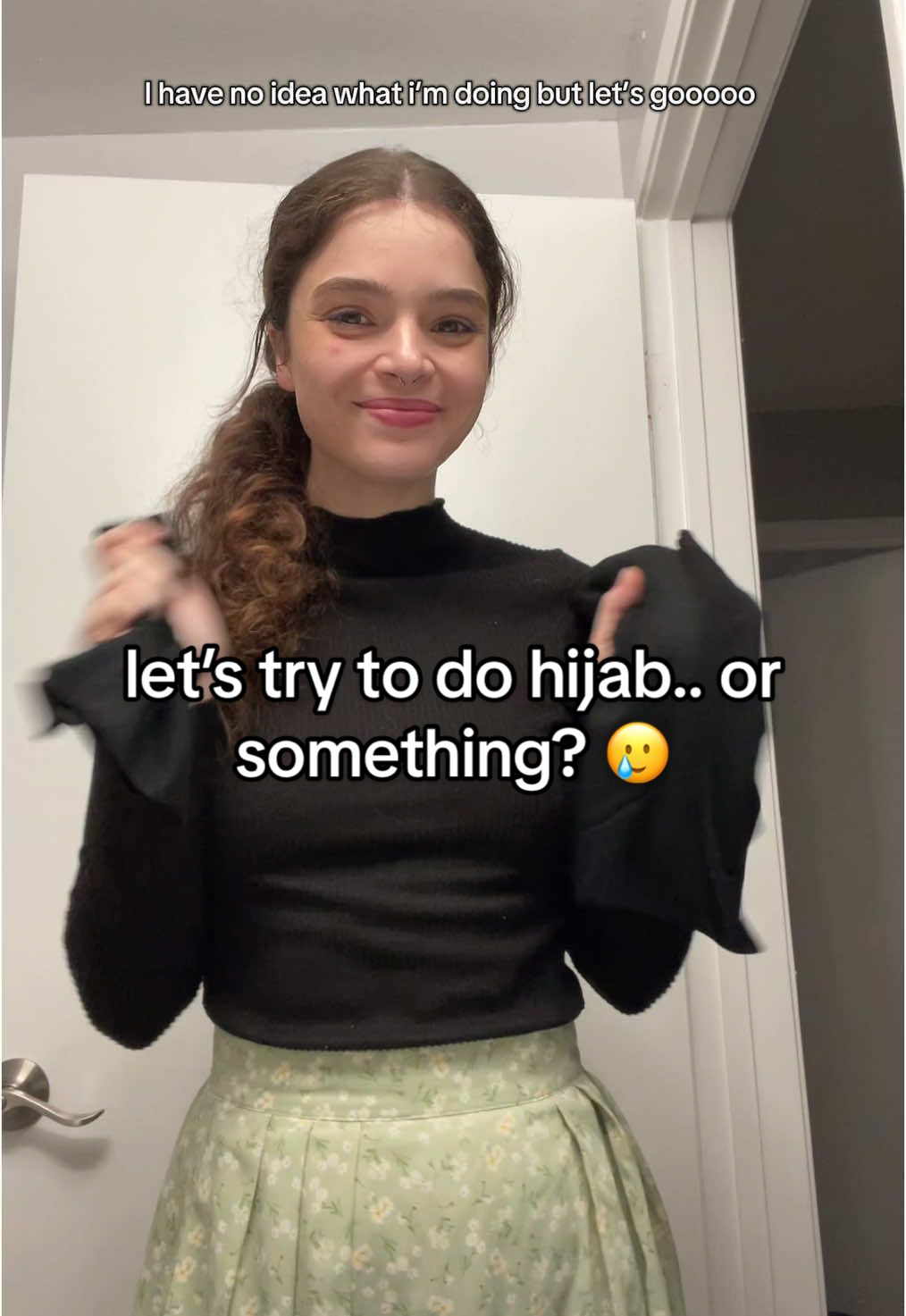 *lol I swear my lipsynching was matched when I posted sos*  I forgot the hijabi on here I was trying to follow 😭 I can’t put my hair up tightly bc my migraines and psoriasis, but also.. i’m not comfortable covering all of my hair since I still can’t do this correctly  #revertproblems #losangeles #revertmuslim #hijabi #hijabitiktok 