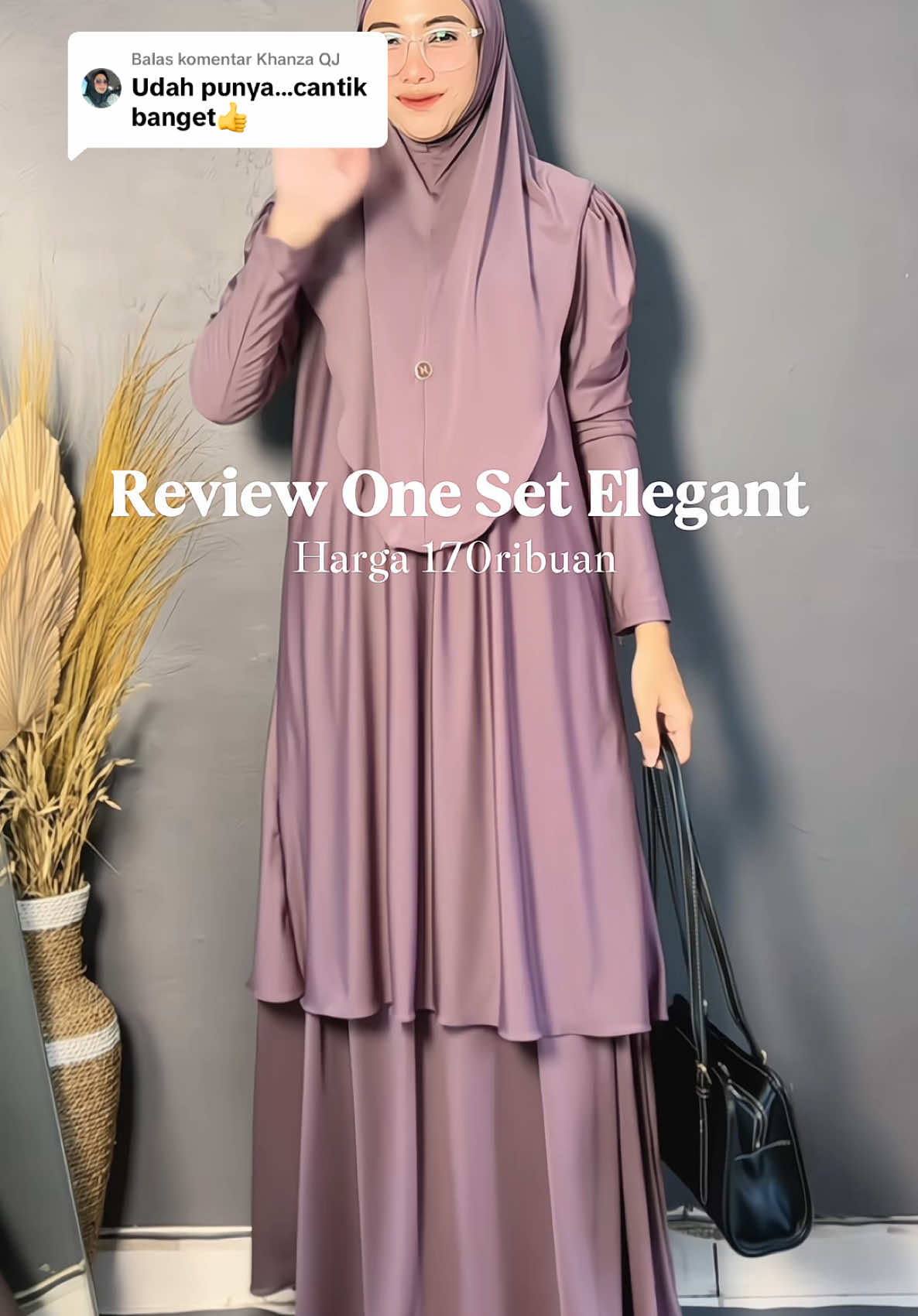 Membalas @Khanza QJ  Rekomendasi one set muslim bahan jersey premium cakep #gamis #dress #dresslebaran #gamislebaran 