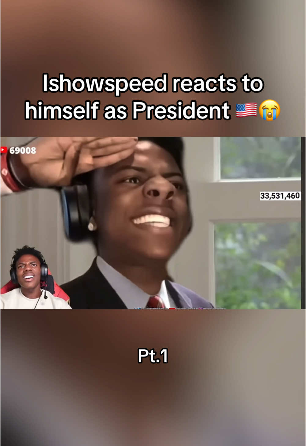 Bro can NOT run for president 😂 #fypシ #ishowspeedclipz #FYP #foryoupage #hah #fyp #ishowspeed #youtube #election2024 #oh #clips #fun 