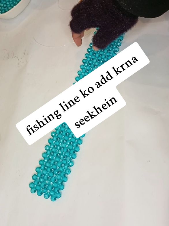 how to add fishing line fishwire add krny ka tareeka #handbag #crystals #fyp #fypシ #owner #SmallBusiness #foryoupage #newcollection #beadedbags #2025bride #2025  #pearls #happynewyear #newyear #crystals 