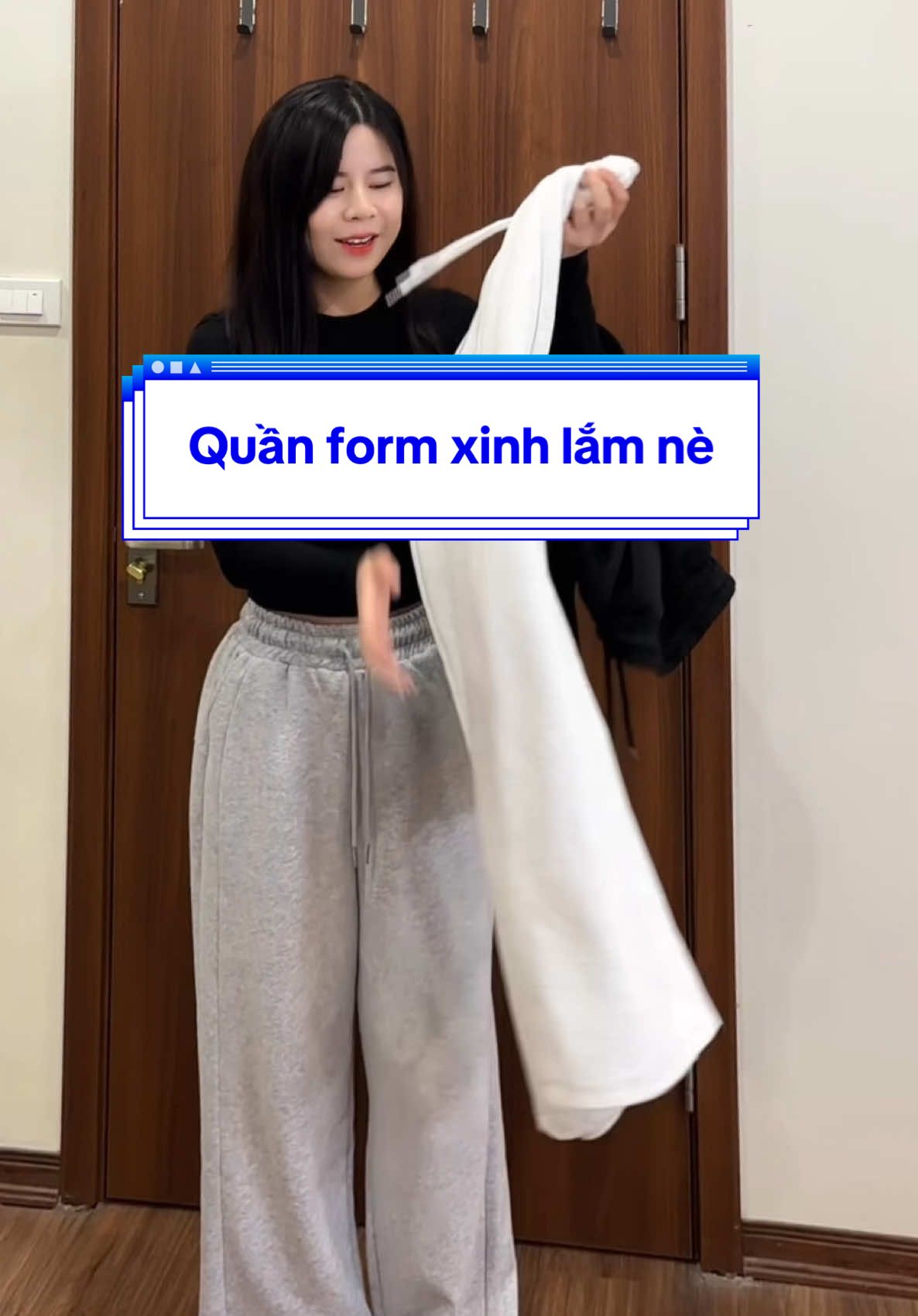 Quần form xinh lắm nè #xuhuong #quansuong #quanni 