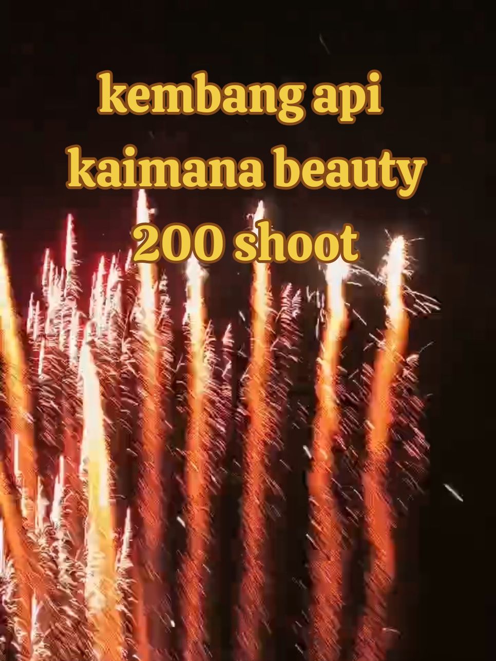 kembang api kaimana beauty 200 shoot #tahunbaru #happynewyear #2025 #kembangapi #fireworks #kaimanabeauty 