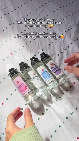 i obses sangat dengan bau baby sebab tu repeat perfume ni🫶🏻  #perfume #baubaby #perfumebaby #minyakwangi #minyakwangibaby #fypage 