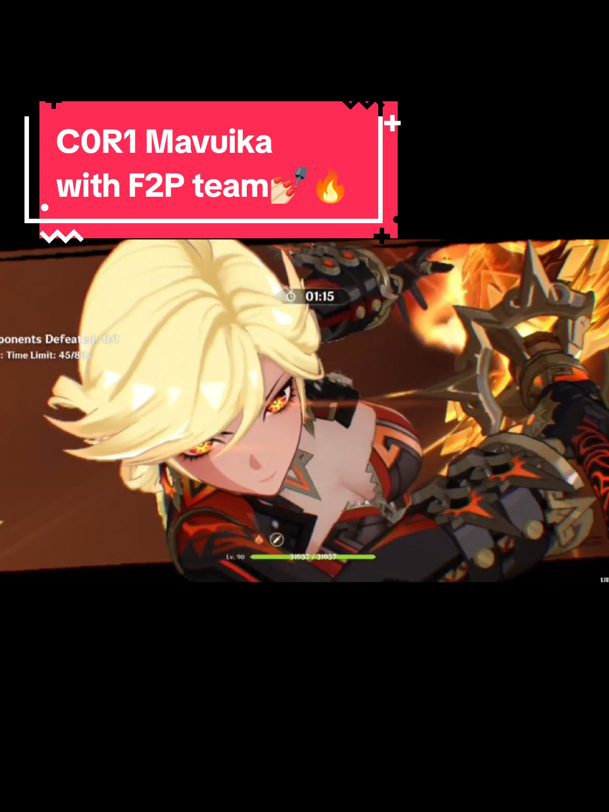 Talent levels at the moment is 6-6-6 since the weekly boss is time gated but she's already strong, even without Xilonen and Furina in the team (I don't have Xilonen and Furina isn't included in the principal characters for this reset).🥹 #GenshinImpact #mavuika #fypage #fyppppppppppppppppppppppp #fyp #fypシ゚viral 