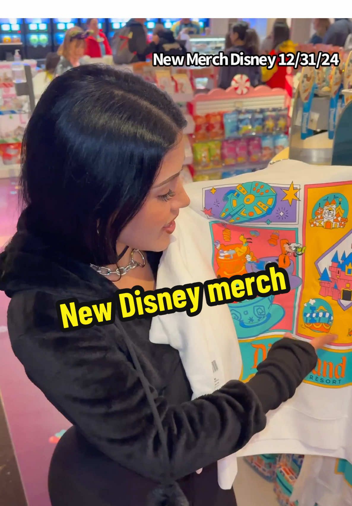 New Disney Merch! #fyp #disneycaliforniaadventure #viral #OOTD #viralvideo #disneyland #disneylandtiktok #disneytiktok 