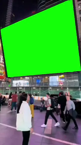 Billboard green screen!! #CapCut 