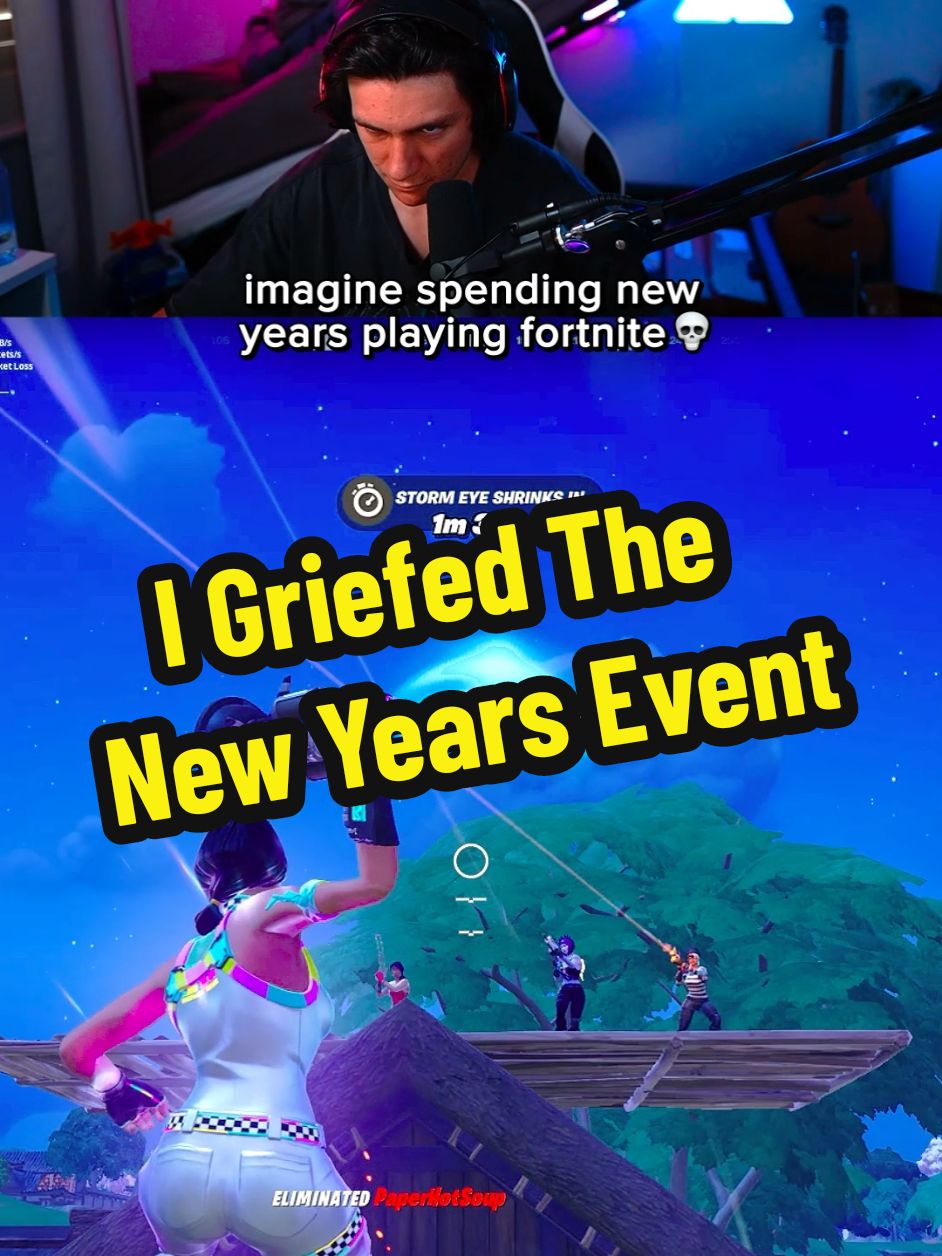 Nobody's enjoying new years on my watch 😈 #fortnite #chapter6 #season1 #fyp 