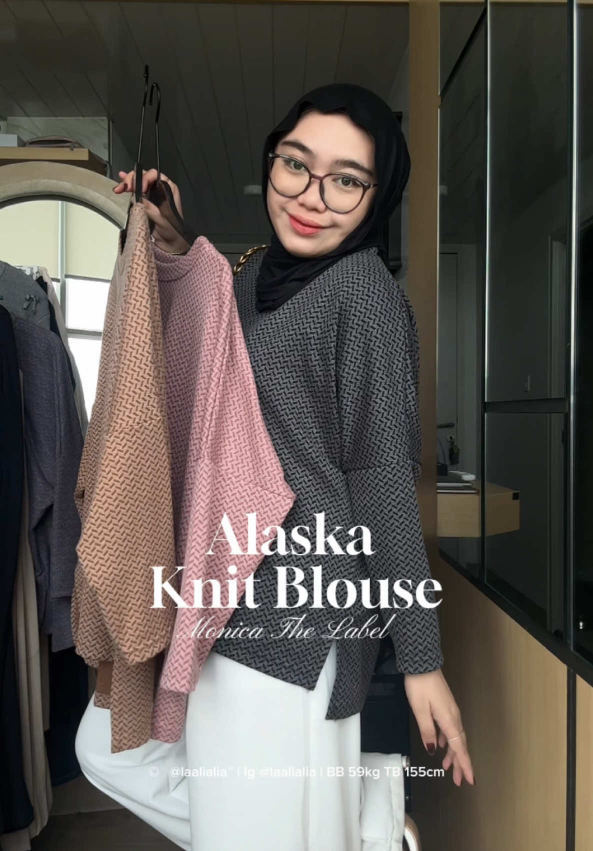 Rekomendasi knit Blouse, atasan Basic Yang nyaman dipakai untuk daily, memiliki pilihan warna yang menarik untuk di Coba #outfitideas #rekomendasioutfit #atasanwanita 