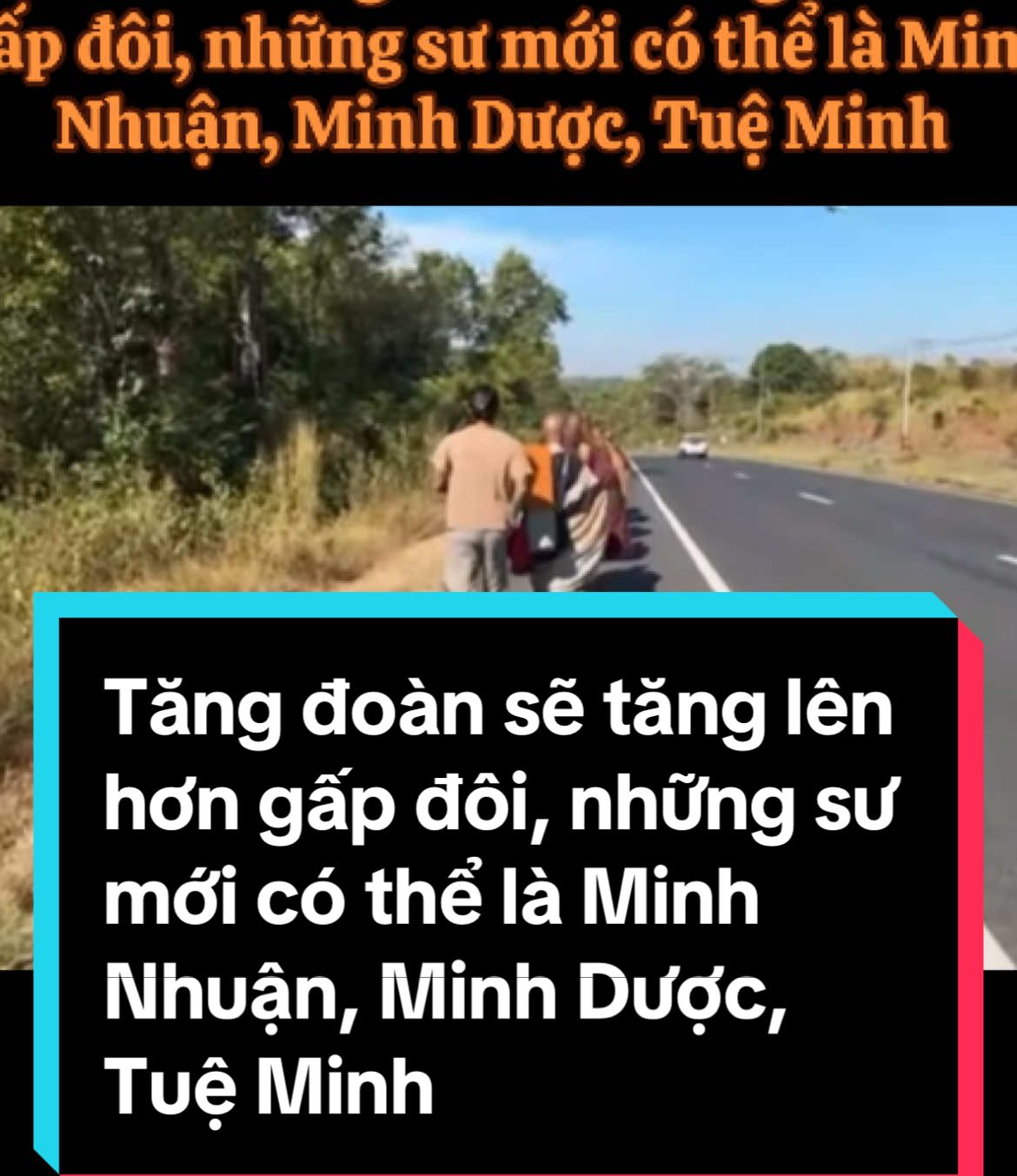 Tăng đoàn sẽ tăng lên hơn gấp đôi, những sư mới có thể là Minh Nhuận, Minh Dược, Tuệ Minh  #thayminhtuemoinhat #lekhagiap #thichminhtue #thayminhtue 