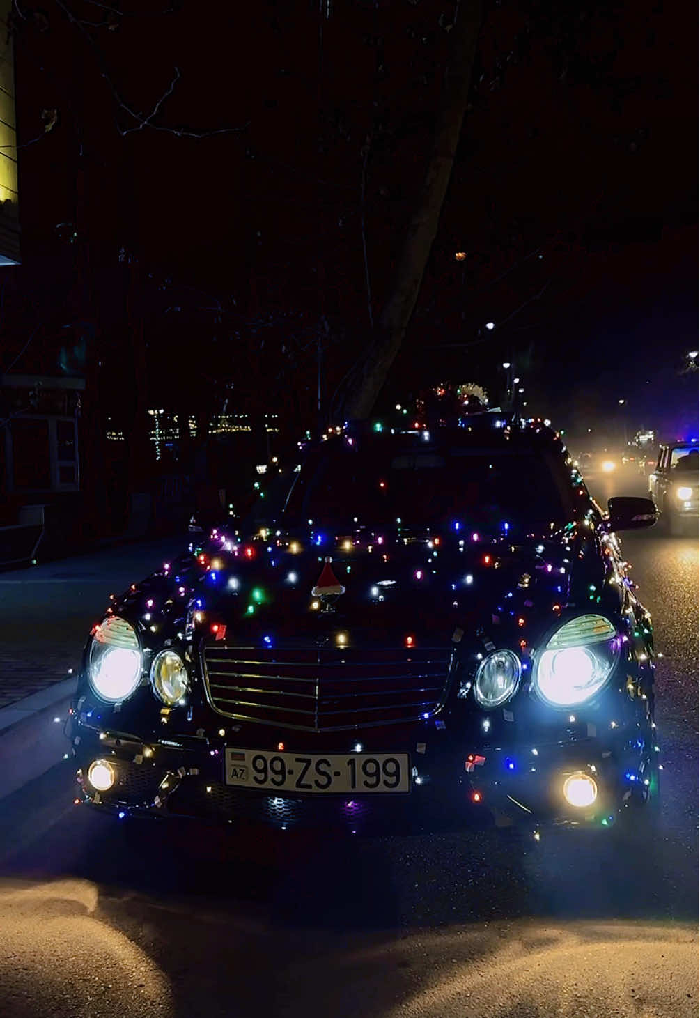 Christmas car #mercedes #99zs199 #kesfet #christmas #qazax #edit 