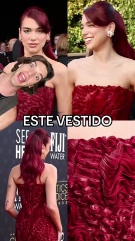 El vestido de ¿pelo? de Dua Lipa#dualipa #TikTokFashion