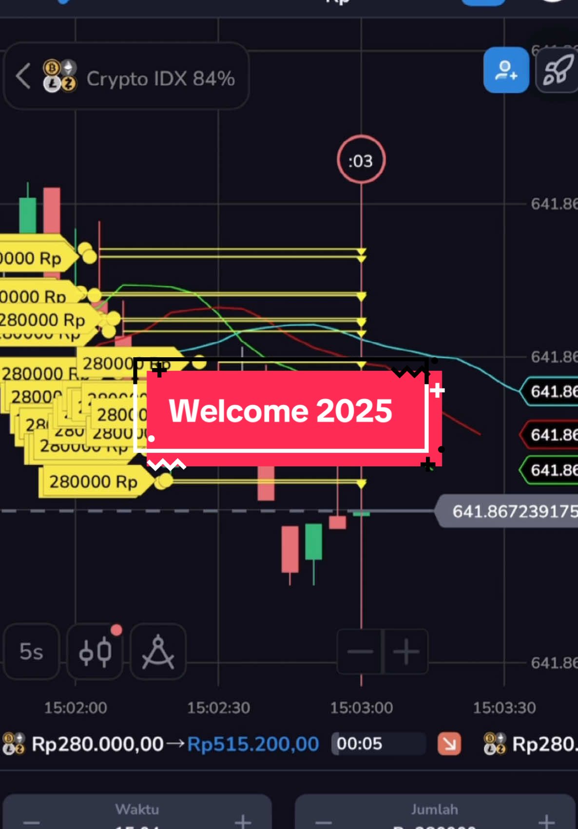 Welcome 2025 #stockity #stockityid #stockitytrading #tradingforex #fyp #fypシ゚  