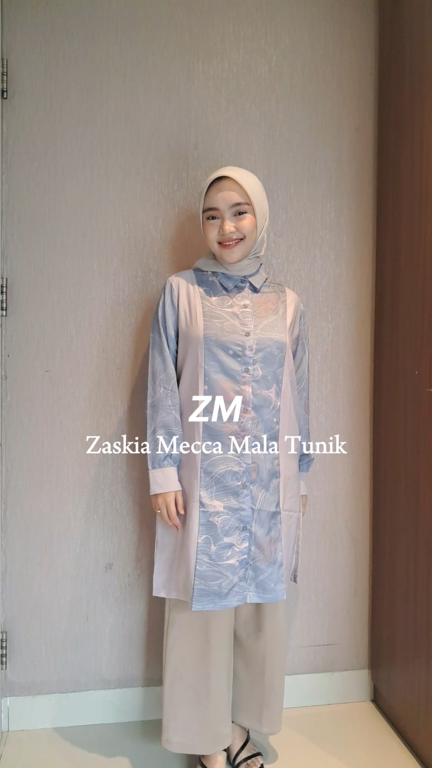 Tunik cakep, bahan adem polll😍 #zaskiamecca #ZM #tunik #muslimtiktok #fyp 