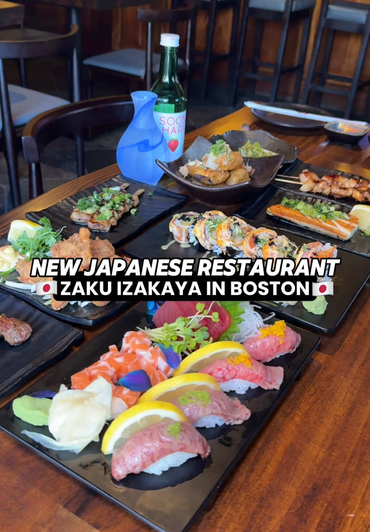 Looking for your next go-to spot for amazing Japanese eats and great vibes? 🍱 @zaku_izakaya has you covered! This cozy South Boston gem is perfect for date nights, group outings, or just treating yourself to top-tier Japanese flavors in a space that feels like a little slice of Tokyo. ✨ Here’s what makes Zaku Izakaya a must-visit: 🍢 Yakitori Galore: Juicy, smoky, and grilled to perfection. My faves were the beef ribeye, chicken thigh, and chicken breast skewers—each bite packed with flavor. 🍤 Delicious Tapas: The crispy chicken karaage and fried tofu are absolute standouts. Perfectly seasoned, perfectly fried, and absolutely addictive. 🍣 Fresh Sushi Rolls & Wagyu: You must try the Wagyu beef sushi—straight from Japan and absolutely melt-in-your-mouth divine. 🍶 Drinks on Point: Their cocktails are some of the most affordable in town without skimping on quality. Pair one with your meal for the ultimate izakaya experience. ✨ Pro Tips: Swing by for their $25 lunch special, which includes yakitori, an appetizer, a sushi roll, and your choice of a rice bowl or noodle dish. It’s a crazy good deal for everything you get! Looking for something more indulgent? Go for the $55 prix fixe dinner—a 6-course journey through their best dishes. Favorites include the ika wasabi, beef tataki, and Wagyu sushi. Trust me, you can’t go wrong. Tag your foodie crew or that special someone and make plans to check it out ASAP. Once you go, it’ll become your new favorite, too! 🇯🇵✨ 📌SAVE this post as a reminder 📬SHARE it with a friend you want to go with 👉FOLLOW @zackaryeats for more Boston recommendations 📍@zaku_izakaya (520 Columbus Ave, Boston, MA 02118) . . . . . #boston #bostonfoodies #bostonfood #bostonfoodie #bostonfoodjournal #bostonfoodgram #bostonfoodblogger #bostonfoodguide #bostoneats #bostonusa #explorepage #fyp #foryoupage #japanese #japanesefood #japaneserestaurant #sushi #sashimi #izakaya #zackaryeats  	