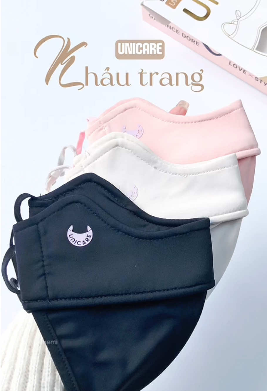 ✨🫶 Nhớ đeo khẩu trang khi ra ngoài nha mí bà. #unicare #khautrangchongnang #khautrangunicare #khautrangvai #khautrangchongtiauv #2025  #TikTokCreatorSearchInsightsIncentive #bytuemi 