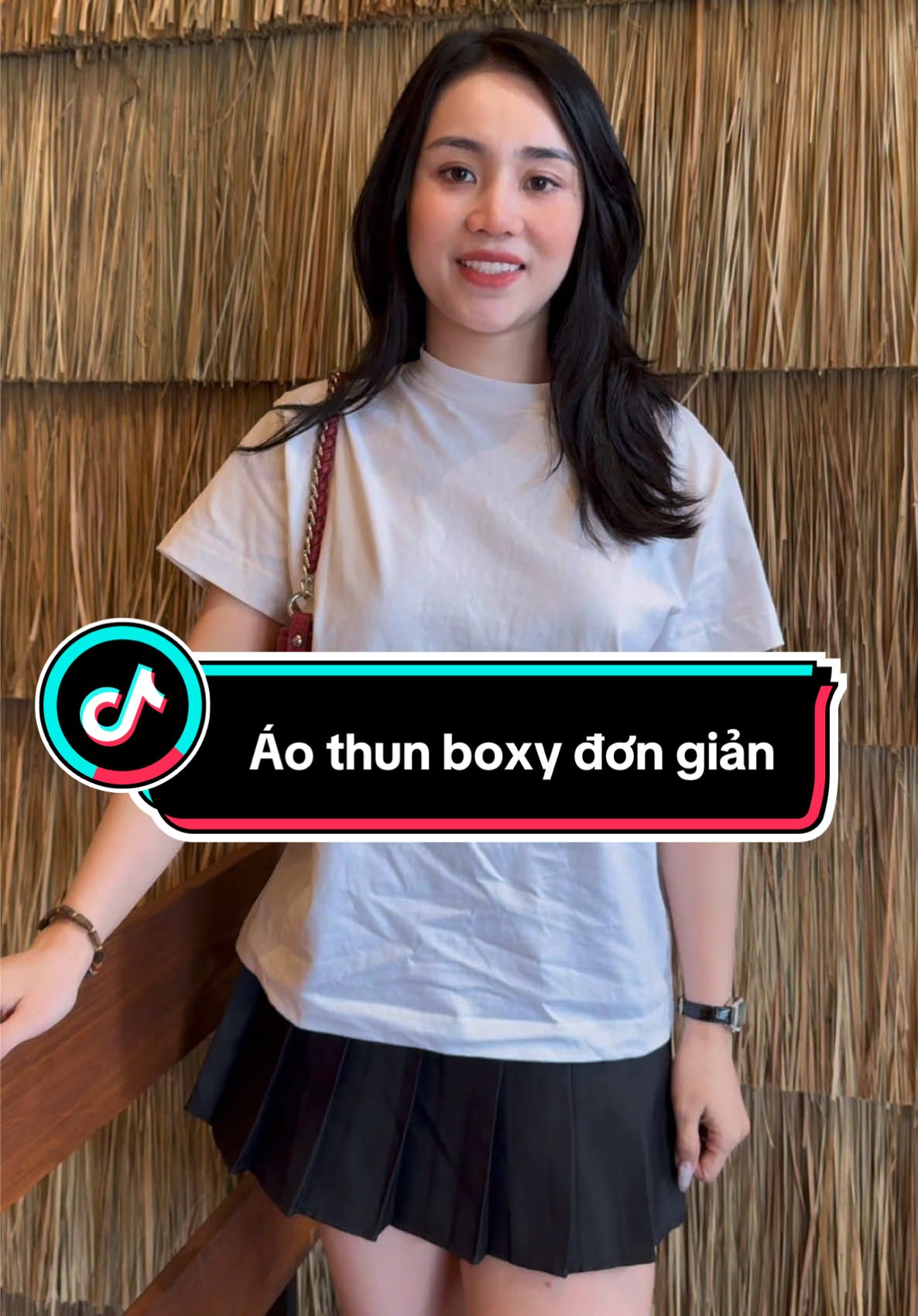 Áo thun cotton boxy đơn giản#aothun 