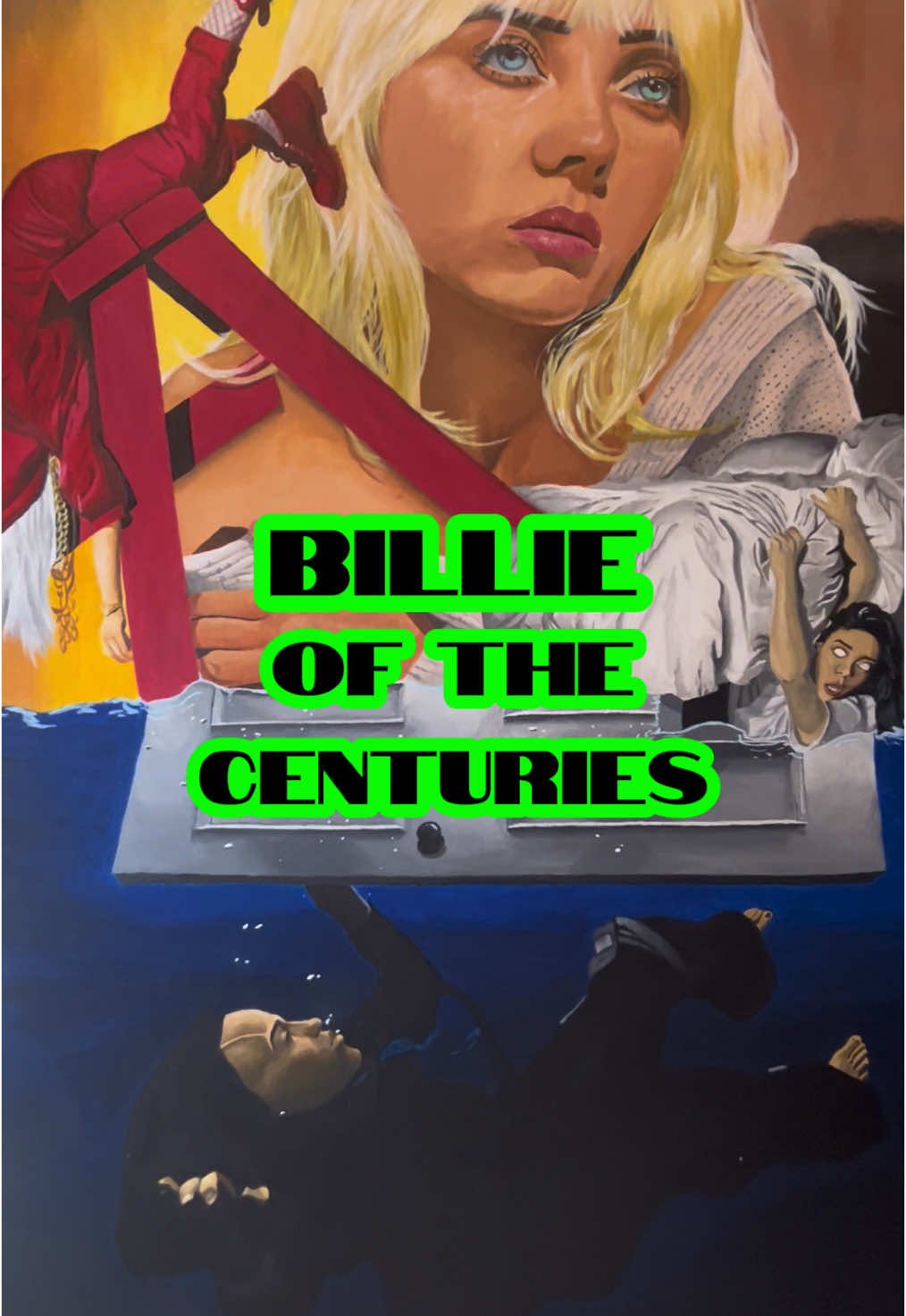 She’s The Greatest.@BILLIE EILISH #billieeilish #fanart #painting #fyp #2025 