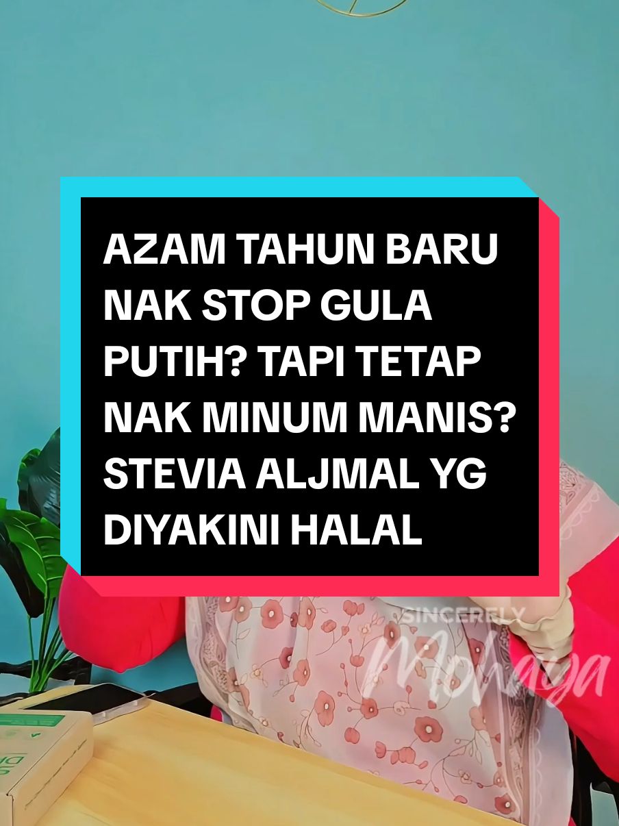 Replying to @emiliasuhana Nak cut sugar? tapi tetap nak minum manis? why not cuba stevia al ajmal yang diyakini HALAL. guna setitik dua je pun dah cukup #stevia #stevianatural #steviaalajmal #steviaalajmalterbaik #penggantigula