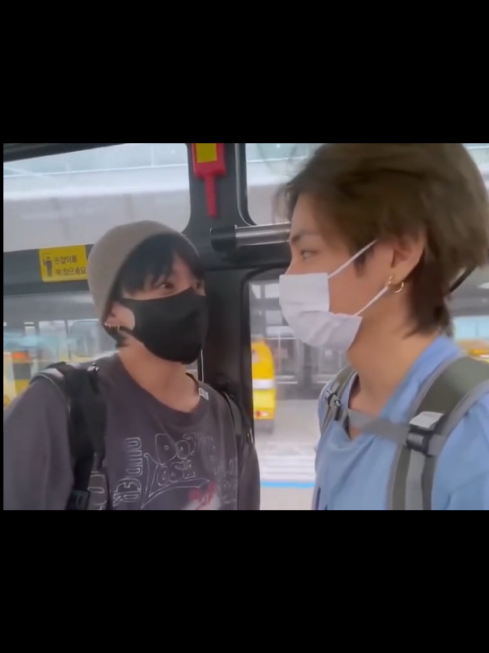 i saw taekook in my dream tonight. oh, they were so beautiful. i got on the same bus with them and they were in front of me. then i took a lot of pictures with them. and finally, there was tae's friends mv (banner) in the back... taekook forever! 🥹💜💚 #taekook #vkook #taehyung #jungkook #fypシ #viral 