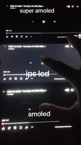 IPS lcd vs amoled vs super amoled test😵‍💫 #amoled #hdr #ips #superamoled #displaytest #oled #amoleddisplay #lcd 