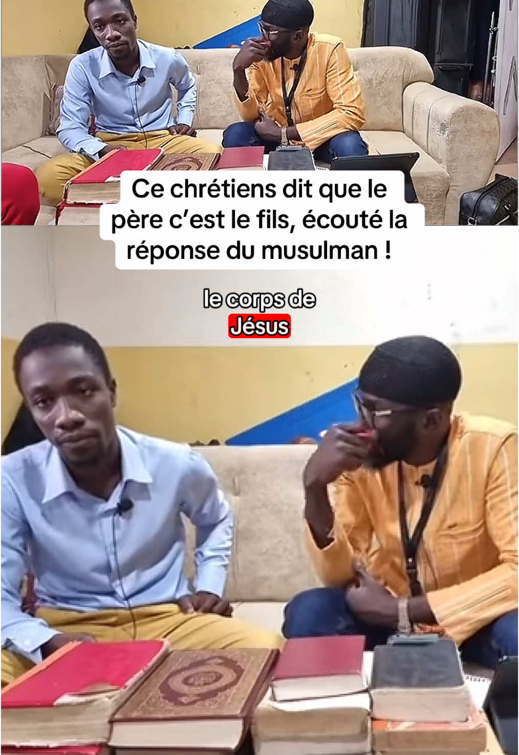 Ce chrétiens dit que le père c’est le fils, écouté la réponse du musulman ! #chretien #musulman #coran #debat #religion #france #francais #pourtoi 