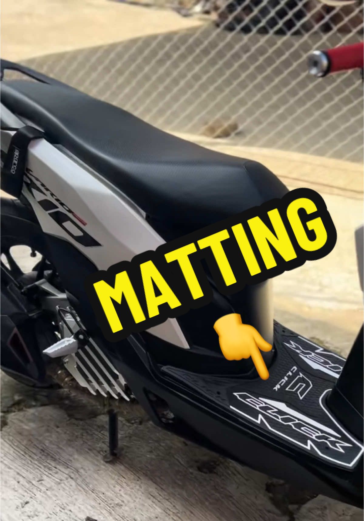 Rubber Matting For Honda Click #rubbermatting #hondaclickmatteblack #hondaclick #matting #clickmatting #hondamotors #motorcycleaccesories #rubbermattingforhondaclick #juvanni #ezra #juvanni2 #hondaclickv4 #motorcycleaccessories