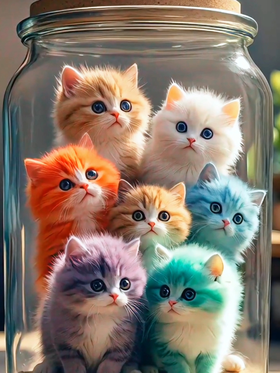 6 Mini Cats Together #Foryou#Foryoupage #cat #aacount #100kfollowers #10millionviews #Funnycatsvideo#viralvideo #pets #fyp #animal 