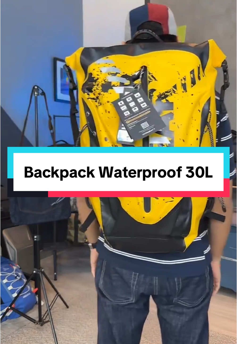 Backpack Waterproof daripada #hypergear #drypac #beggalaskalisair #reviewbag #djangoempire #bag2uipoh 