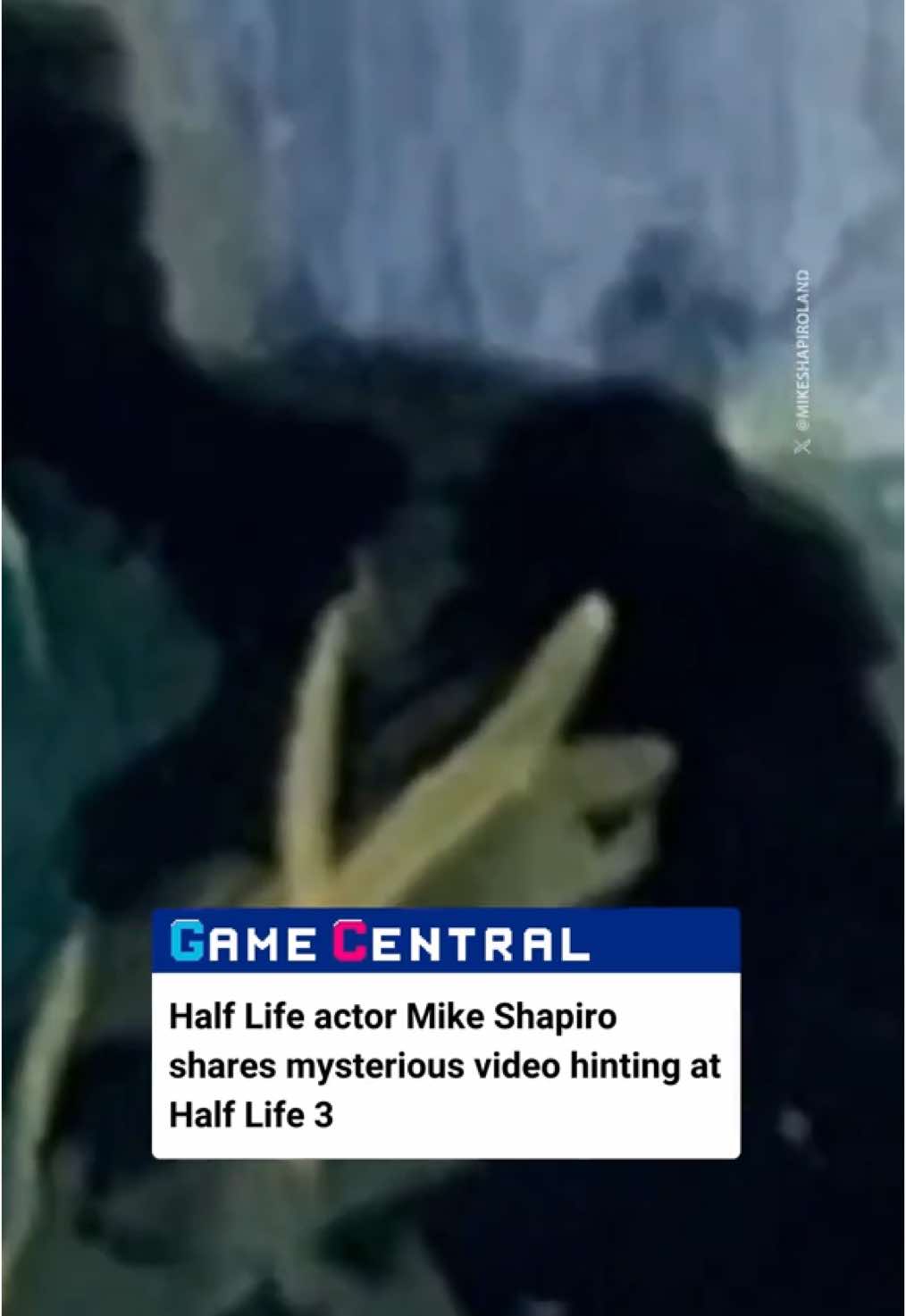 Fans are speculating as to the significance of the video - Mike hadn't posted anything to X since 2020. Further inspection reveals the image to be album art from his music project shared to YouTube - but the tags used have further fueled speculation that #halflife3 is indeed a thing. #gaming #halflife #gamingnews #valve #halflife2 #mikeshapiro #gamedev