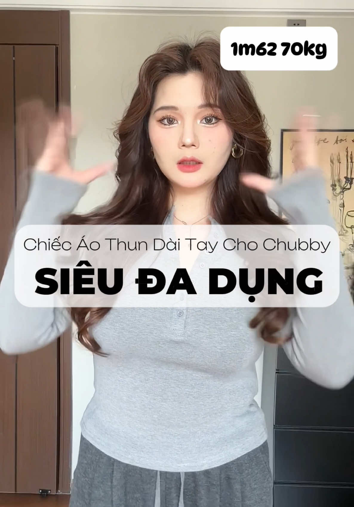 Phần 6311 | Áo thun dài tay cho Chubby siêu đa dụng #phoidobigsize #reviewbigsize #1997clothes #aothun