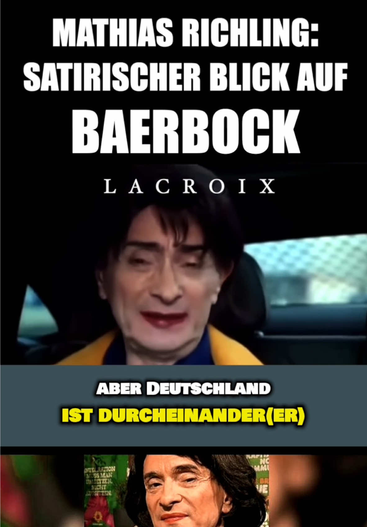 Richling nimmt #baerbock aufs Korn #satire #kabarett #lacroix 