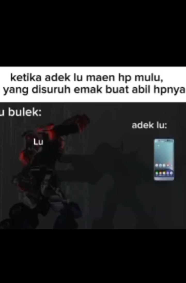 atas perintah emak saya ambil ni hp🗿 #meme#emak#