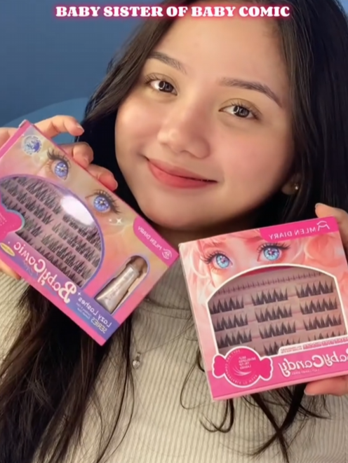 Tambah manis 💖 dengan varian Baby candy dan Baby manga dari MLEN DIARY KAMU PASTI SUKA HASILNYA 😍#mlendiary #bulumatapalsu #FalseEyelashes