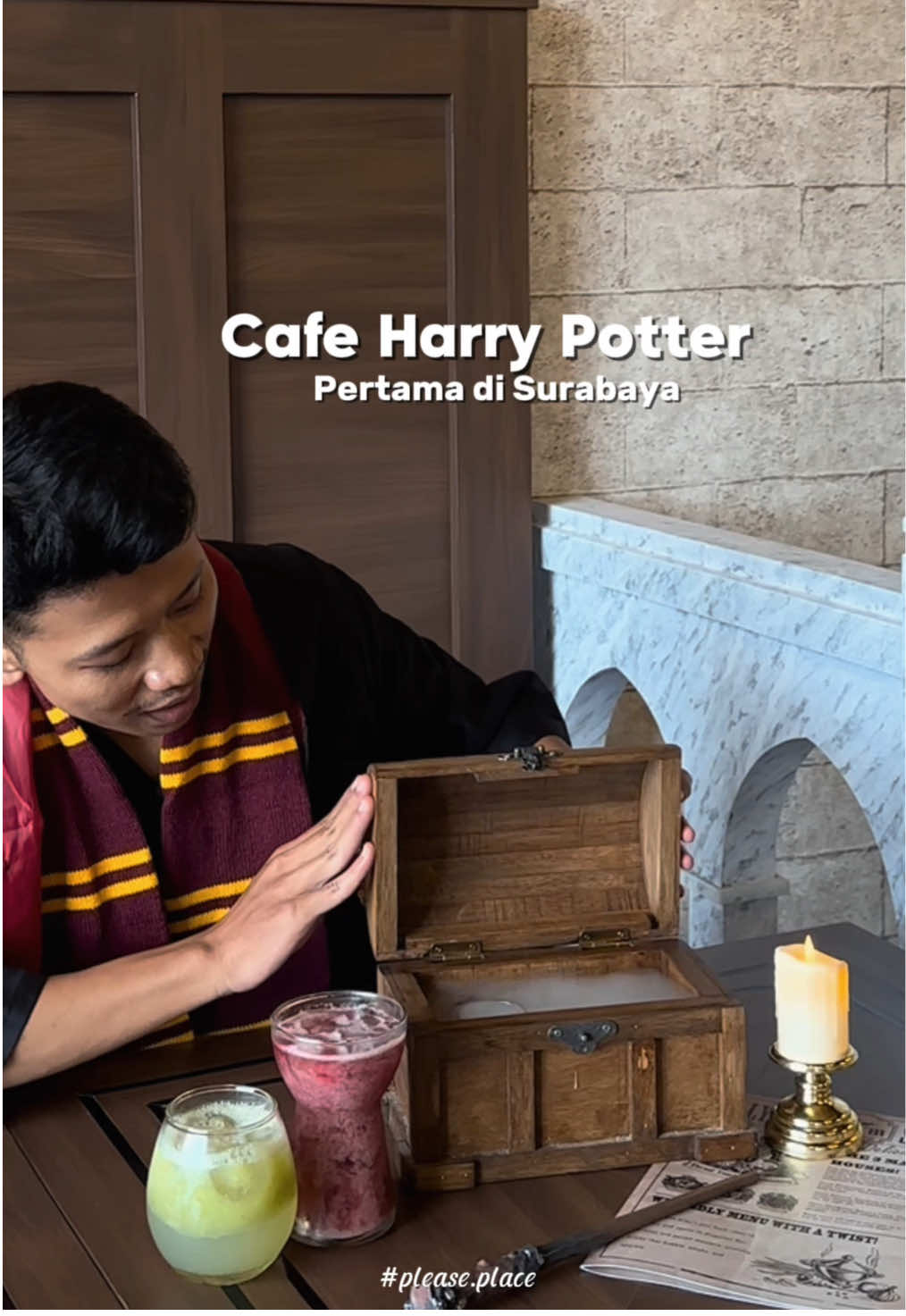 Hidden Gem Cafe Harry Potter Di Surabaya ✨😎