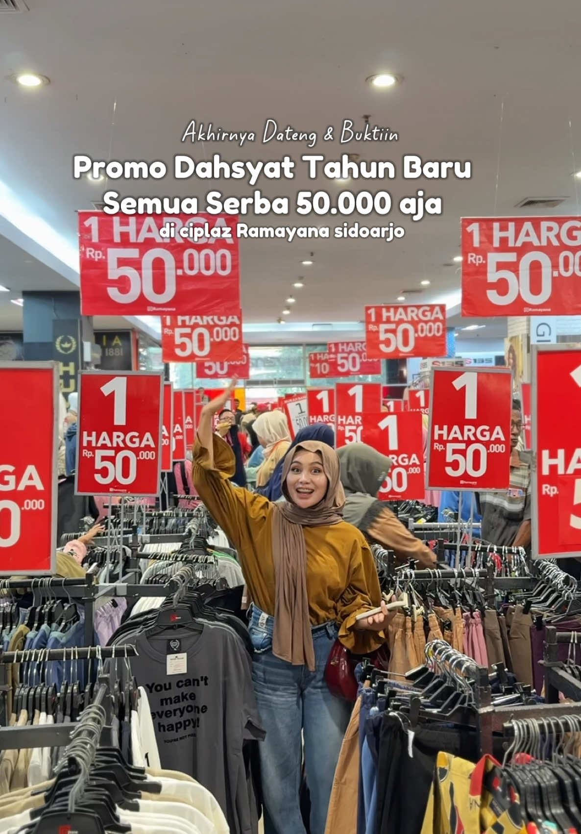 ADA YG UDAH KESINI? PROMO SAMPEK TANGGAL 5 JANUARI AJA 2025  #infopromo #bajumurah  #bajumurahsidoarjo #bajumurahsidoarjo #promoramayana #bajuanakmurah #bajulebaran #promotahunbaru #rekomendasianisfit #anisfit #fakesituation⚠️ 