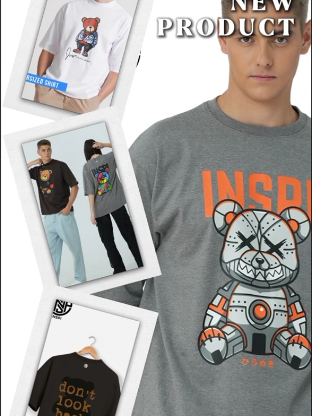 INSPI Originals Bear Oversized Tshirt for Men Tops for Women Couple Collection Shirt Plus Size Top Graphic Tees Trendy Korean Boxy Fit Tee White Menswear Streetwear Casual under ₱239.00 Hurry - Ends tomorrow! #affiliatetiktok #tiktokaffiliate #affiliate #affiliatemarketing #tiktokaffiliatemarketing #trendy #affordable #affiliatepartner #accessories #fypシ゚viral #bestbuy #viral #fyp #trending #trendingvideo #trendingtiktok #trendingnow #bestseller #foryoupage #foryou 