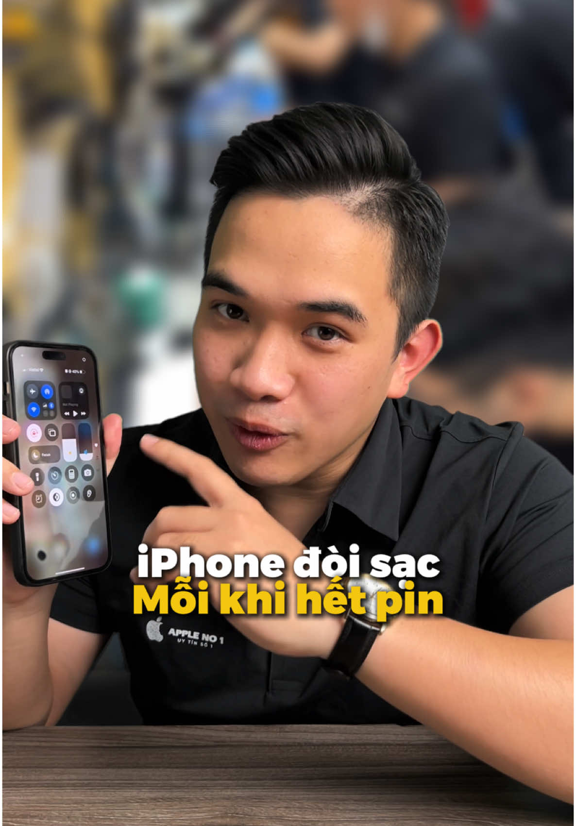 iPhone cất giọng đòi sạc mỗi khi hết pin #appleno1 #suatao24h #suaiphone #suaiphonehanoi #iphone #tmgr 