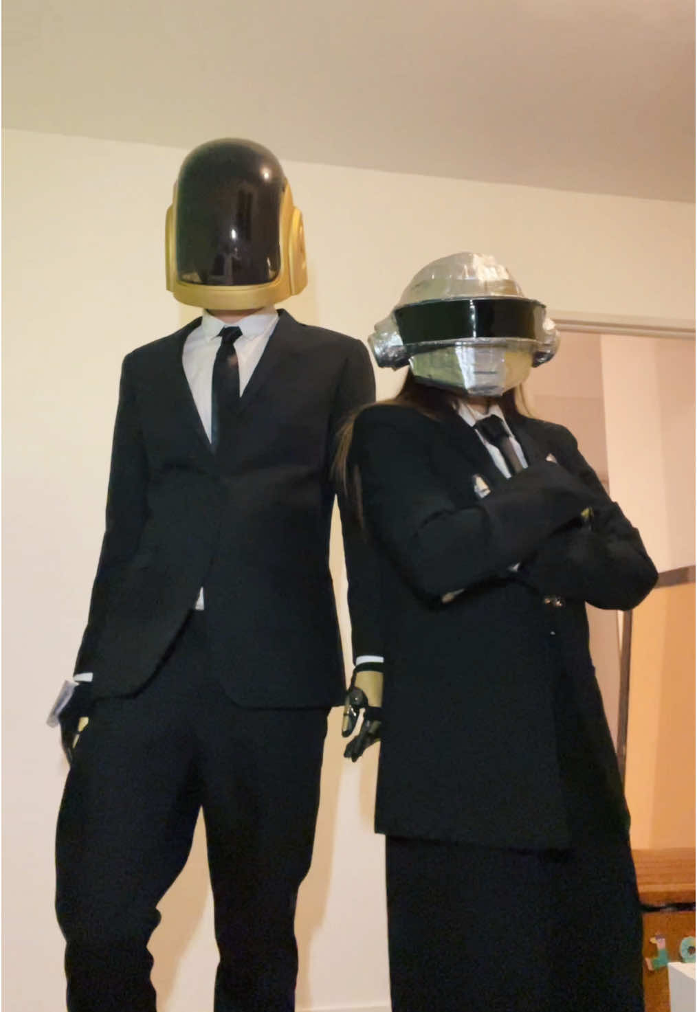 Nouvel an déguisé #daftpunk #newyear #outfit #instantcrush 