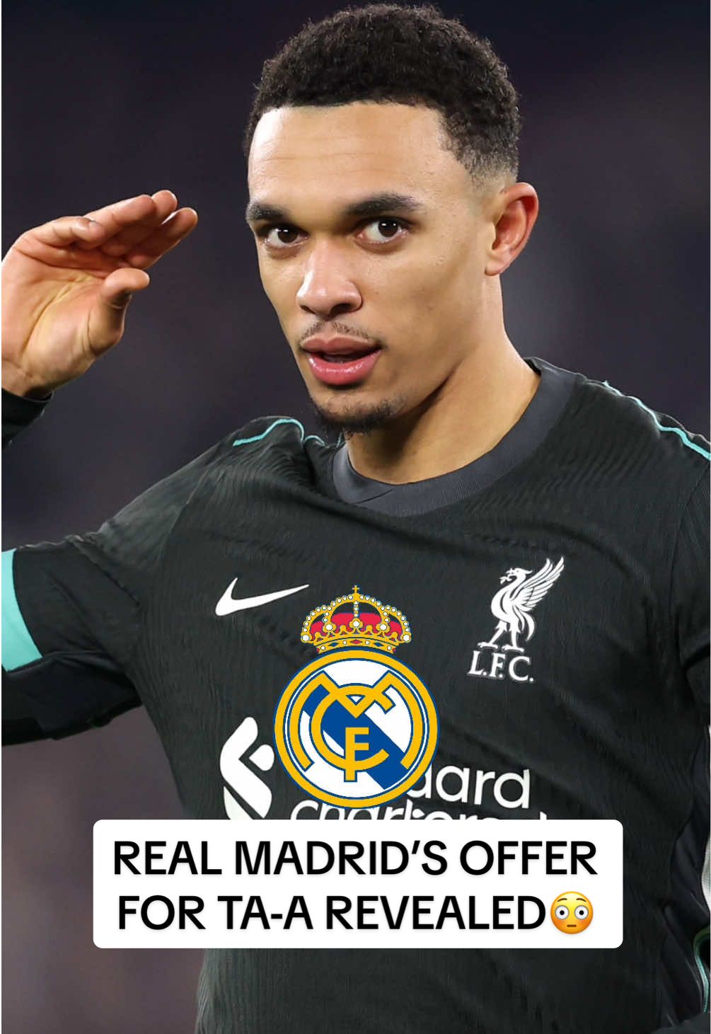 Real Madrid have revealed their potential offer for Trent Alexander-Arnold 😳🔴 #lfc #ynwa #liverpool #realmadrid #halamadrid #football #fyp #dailymail 