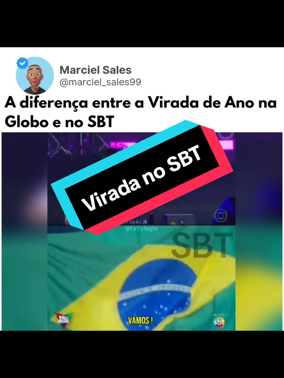 O SBT está de parabéns pela transmissão magnífica do evento 'Vira Brasil'.🇧🇷👏 . . . . . #sbt #globo #virada #ano #2025 #gospel #cristão 