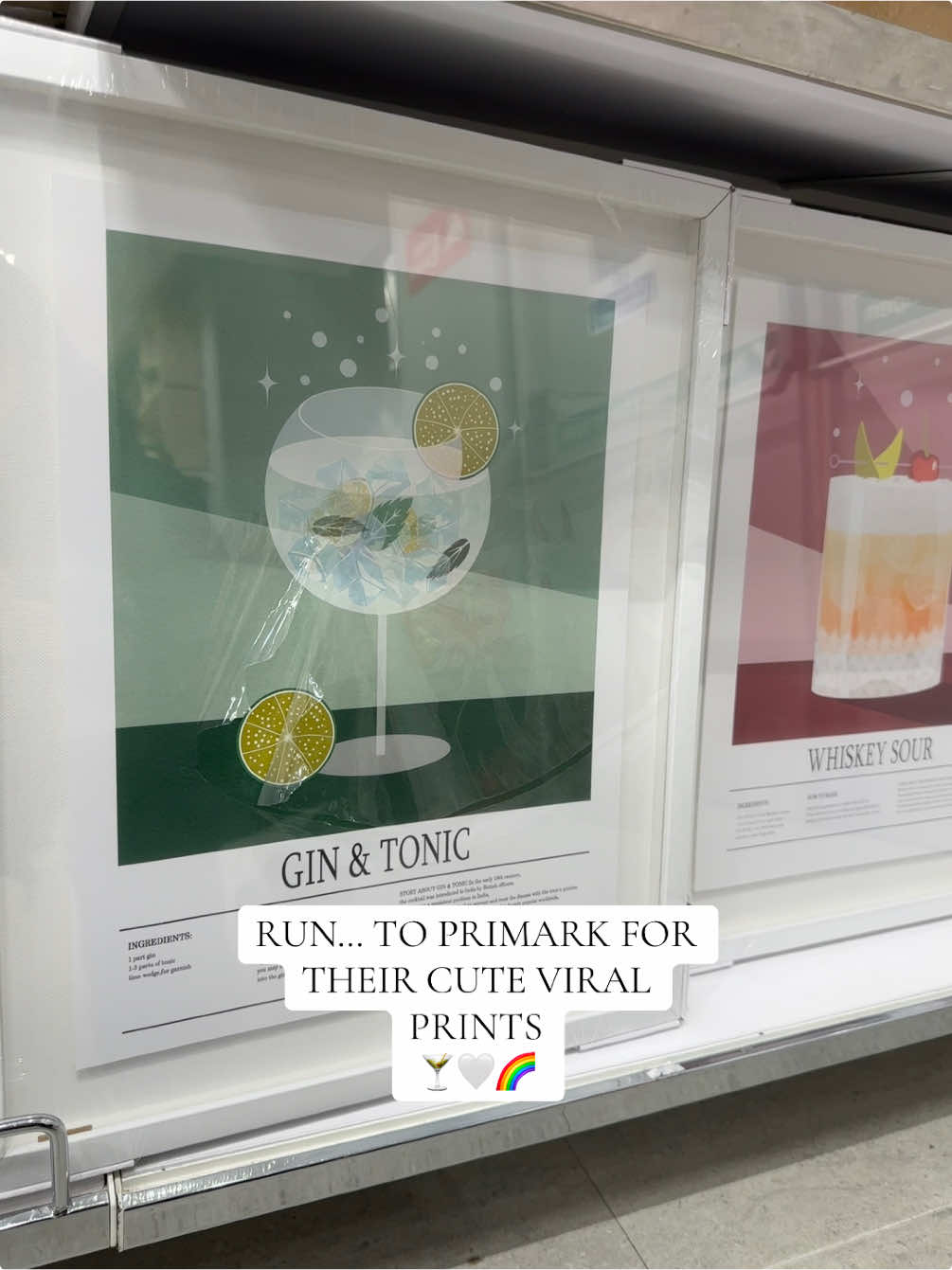 NOW THESE ARE CUTEEEE! 🍸🤍🌈 @Primark  #primark #primarknewin #primarkhome #primarkhomenewin #primarkspring #primarkprints #cocktails #mocktails #cocktailprint #homeprint #wallart #poster #decor #homebar #homedecor #interior #interiordesign #renovation #livingroom #primarkfinds #primarkviral #art #popart #wallframes #DIY #homeproject #wall #cocktailmaking #celebration #2025 #springsummer #summercountdown #summer2025 