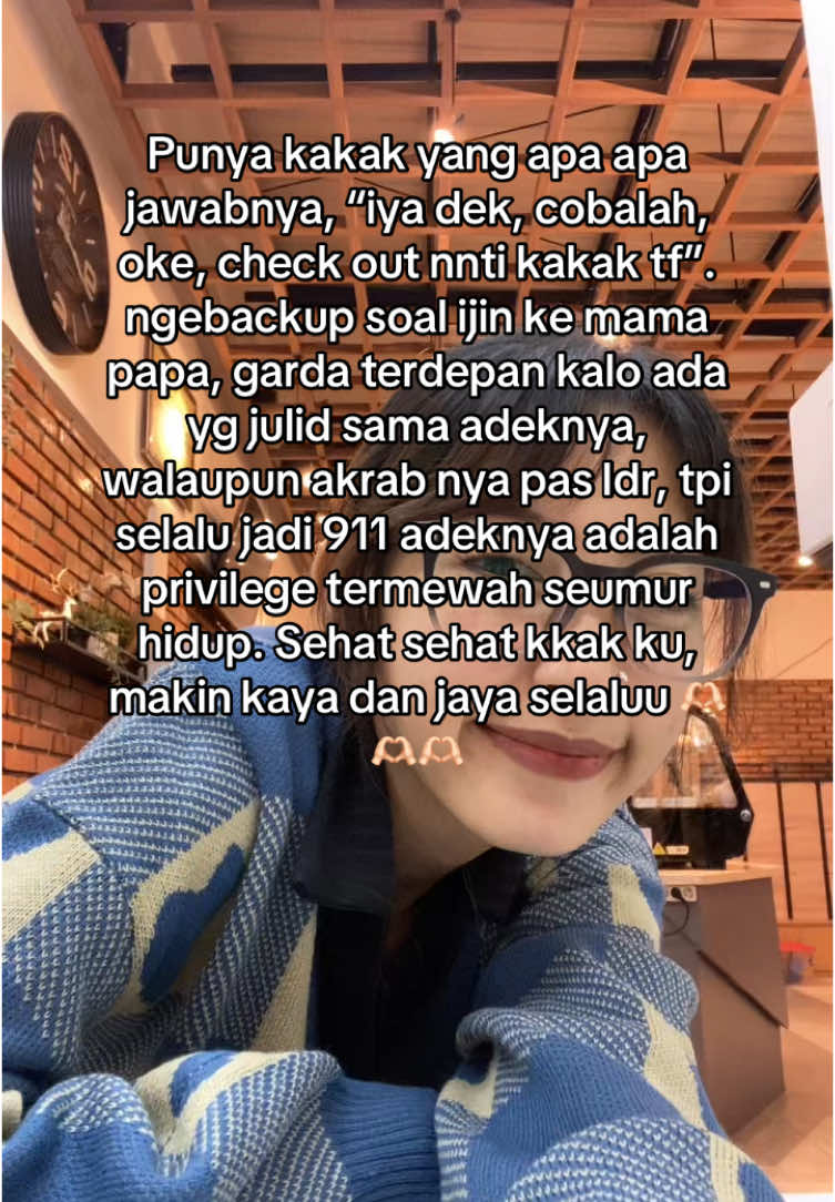 Siapa yang punya kakak jugaaaa, kakak kalian gini gak?? 🫶🏻🥰 #ribuanmemori 